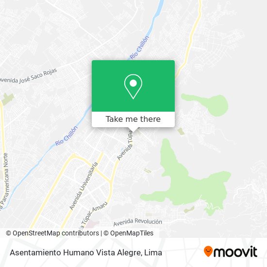 Asentamiento Humano Vista Alegre map