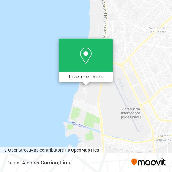 Daniel Alcides Carrión map