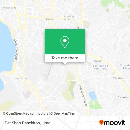 Pet Shop Panchitos map