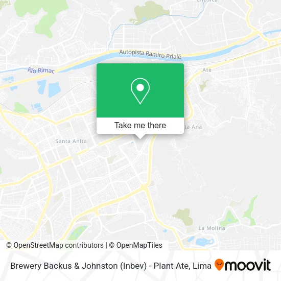 Brewery Backus & Johnston (Inbev) - Plant Ate map