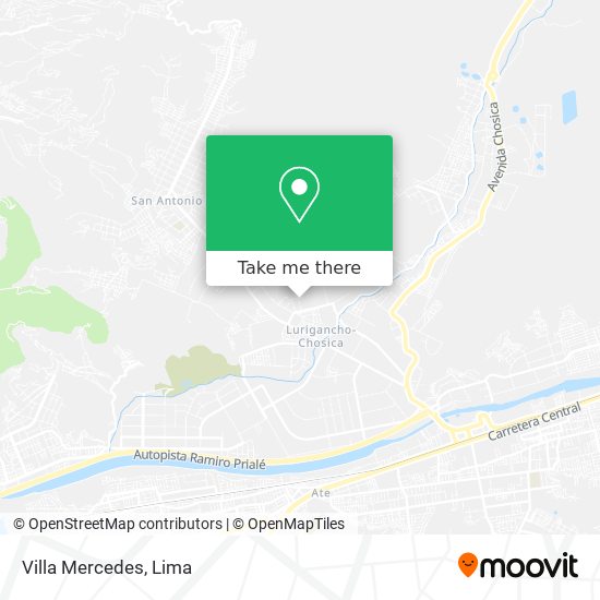 Villa Mercedes map