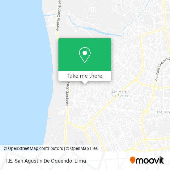 I.E. San Agustín De Oquendo map