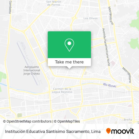 Mapa de Institución Educativa Santísimo Sacramento