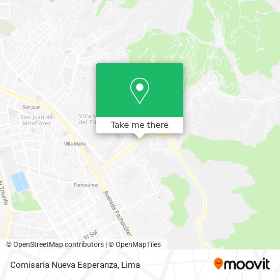 Comisaría Nueva Esperanza map