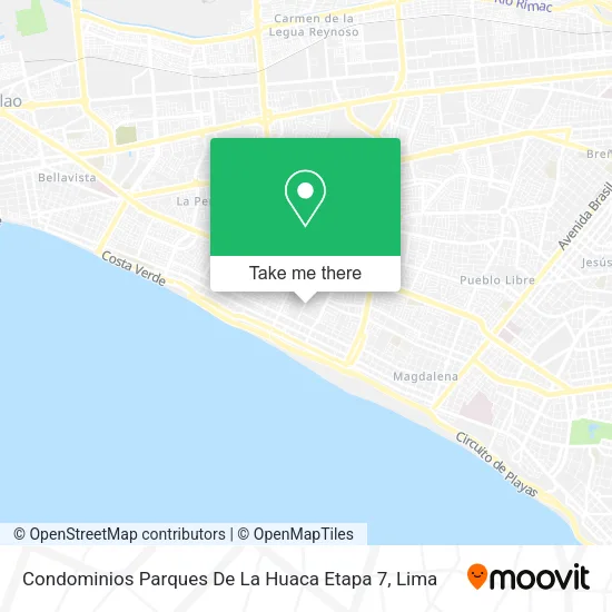 Mapa de Condominios Parques De La Huaca Etapa 7