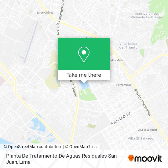 Planta De Tratamiento De Aguas Residuales San Juan map