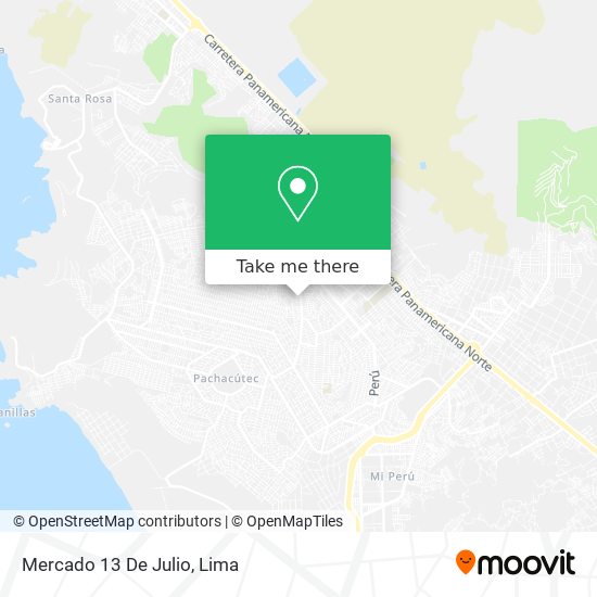 Mapa de Mercado 13 De Julio