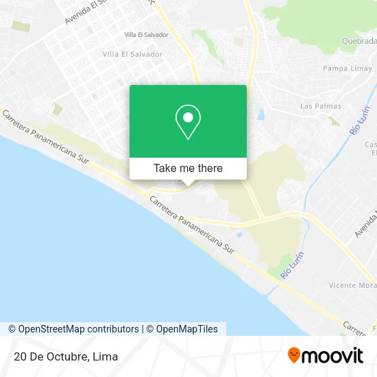 20 De Octubre map