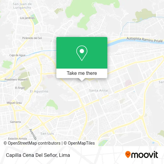 Mapa de Capilla Cena Del Señor