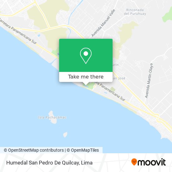 Mapa de Humedal San Pedro De Quilcay
