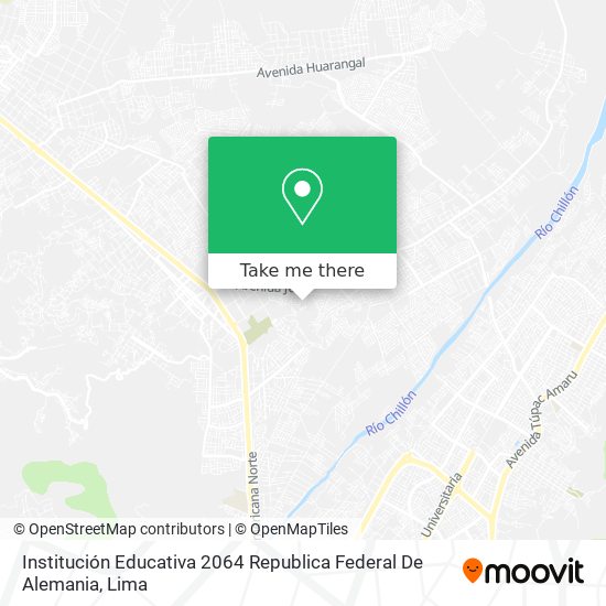 Mapa de Institución Educativa 2064 Republica Federal De Alemania