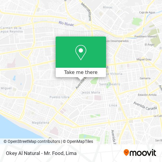 Okey Al Natural - Mr. Food map