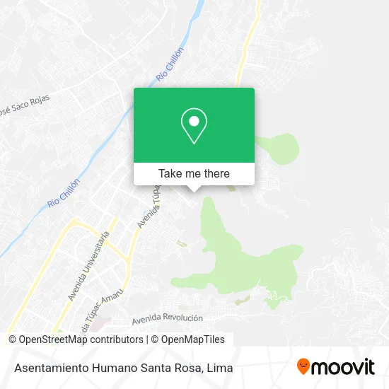 Asentamiento Humano Santa Rosa map