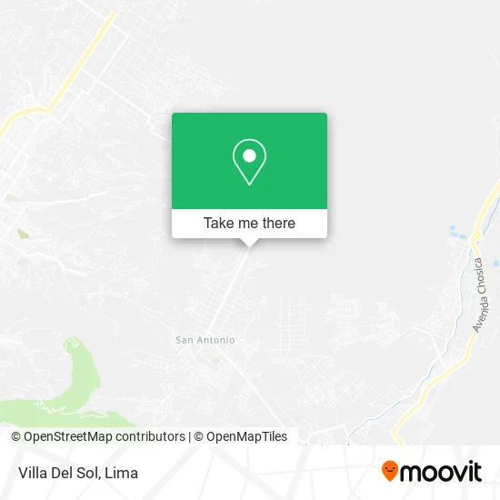 Villa Del Sol map