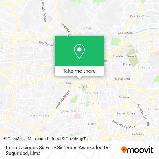 Importaciones Siavse - Sistemas Avanzados De Seguridad map