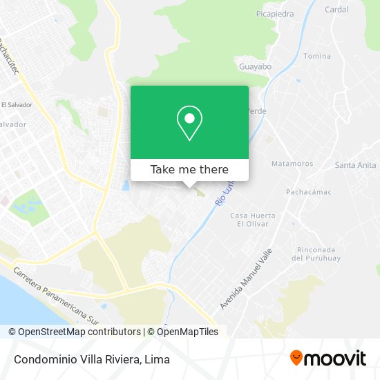 Condominio Villa Riviera map