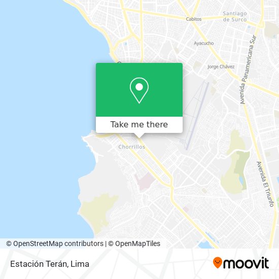 Mapa de Estación Terán