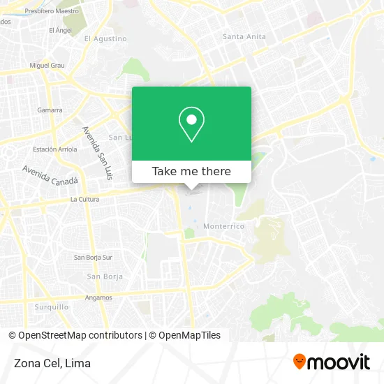 Zona Cel map