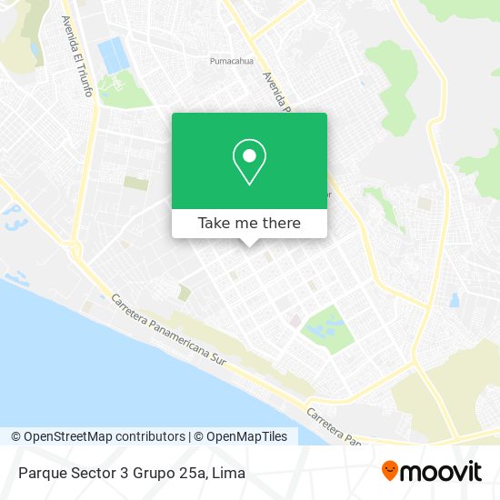 Mapa de Parque Sector 3 Grupo 25a