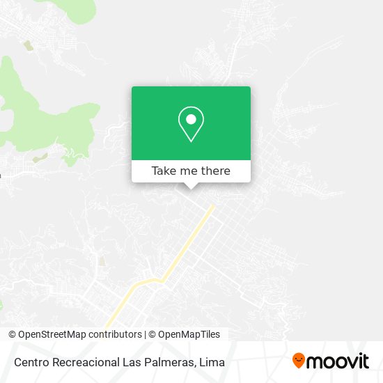 Mapa de Centro Recreacional Las Palmeras