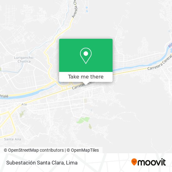 Subestación Santa Clara map