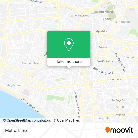 Mapa de Metro