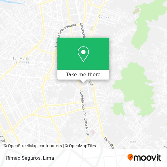 Mapa de Rímac Seguros