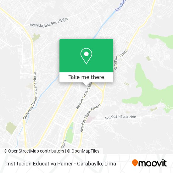 Institución Educativa Pamer - Carabayllo map