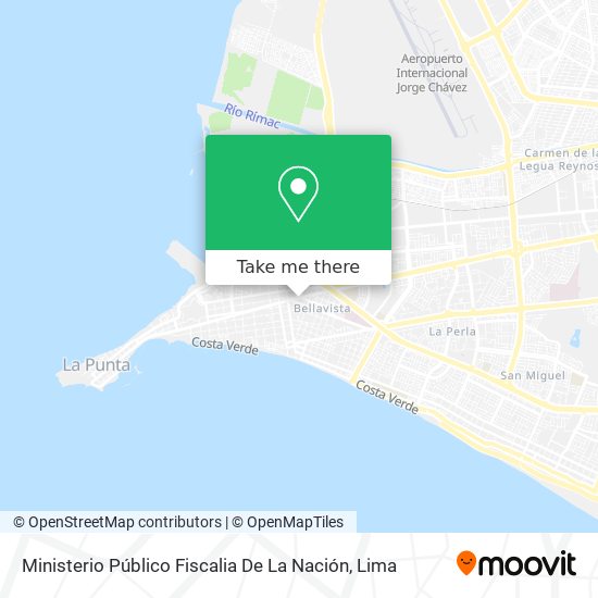 Ministerio Público Fiscalia De La Nación map