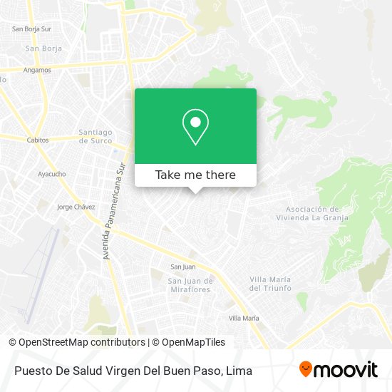 Puesto De Salud Virgen Del Buen Paso map