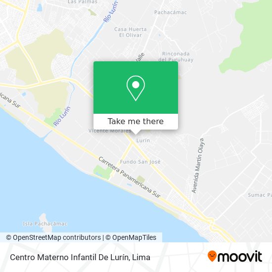 Centro Materno Infantil De Lurín map