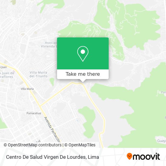 Mapa de Centro De Salud Virgen De Lourdes