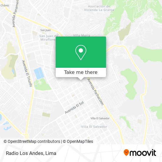 Radio Los Andes map
