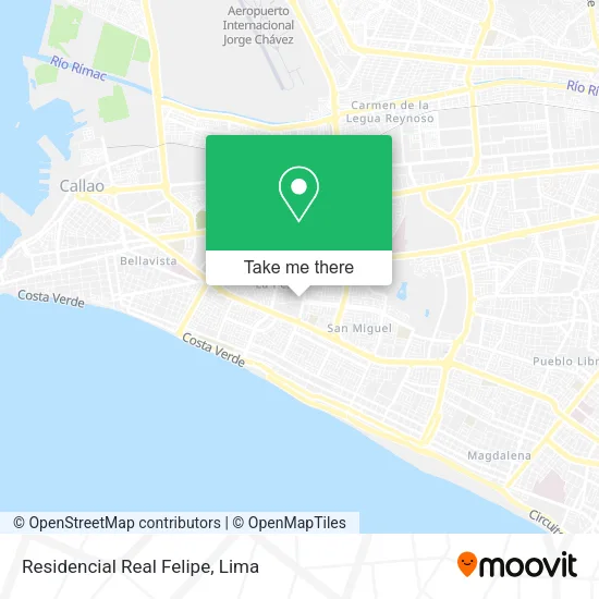 Residencial Real Felipe map