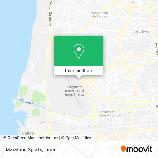 Marathon Sports map