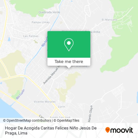 Hogar De Acogida Caritas Felices Niño Jesús De Praga map