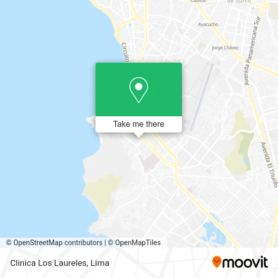 Mapa de Clinica Los Laureles
