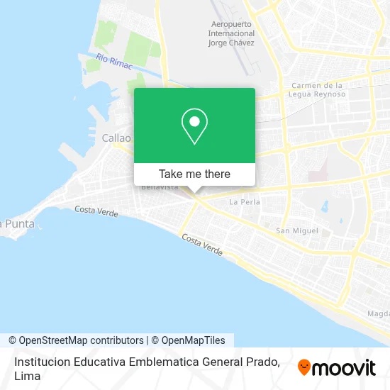 Institucion Educativa Emblematica General Prado map