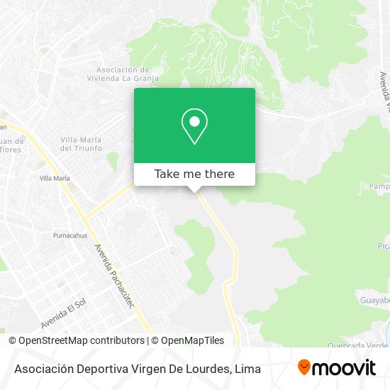 Asociación Deportiva Virgen De Lourdes map