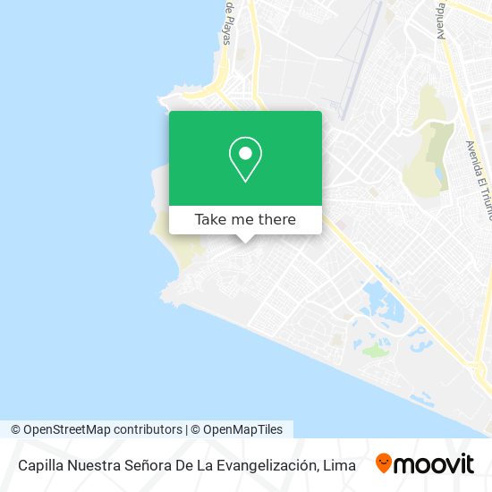 Mapa de Capilla Nuestra Señora De La Evangelización