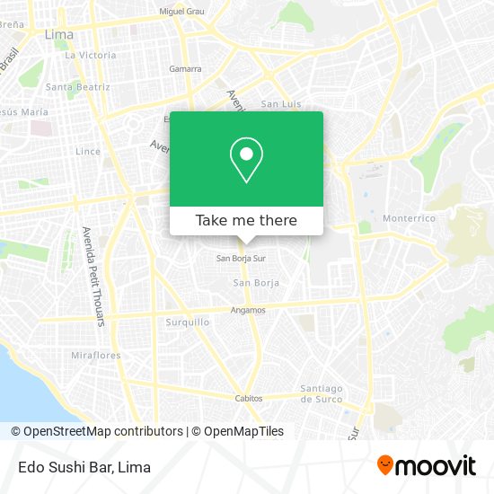 Edo Sushi Bar map