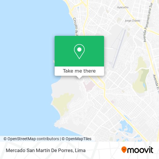 Mapa de Mercado San Martín De Porres