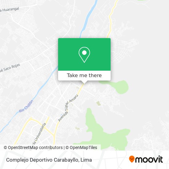 Complejo Deportivo Carabayllo map