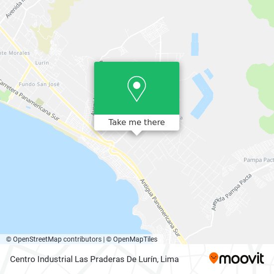 Mapa de Centro Industrial Las Praderas De Lurín