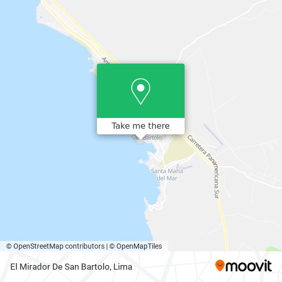Mapa de El Mirador De San Bartolo