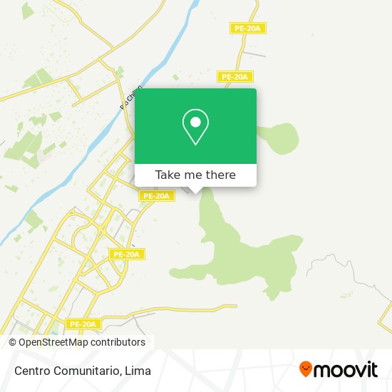 Mapa de Centro Comunitario