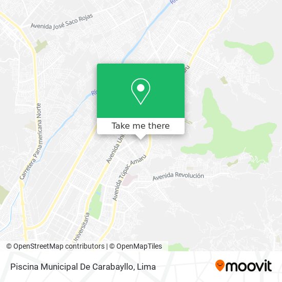 Piscina Municipal De Carabayllo map