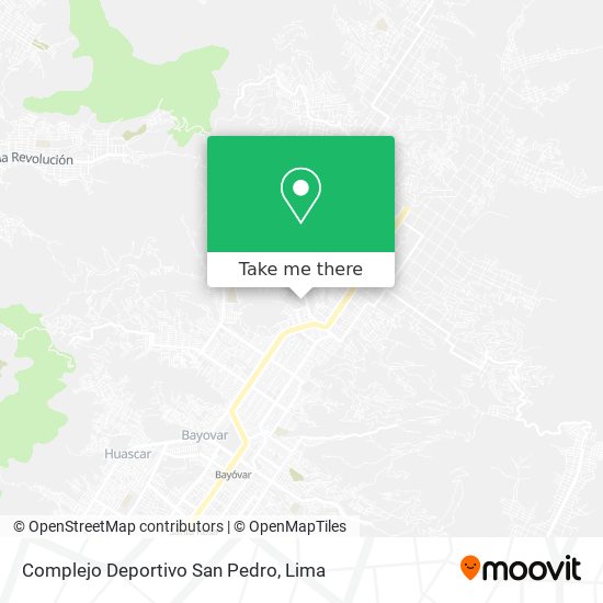 Complejo Deportivo San Pedro map