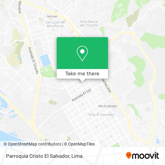 Parroquia Cristo El Salvador map