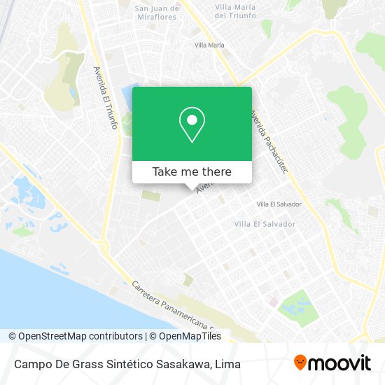 Campo De Grass Sintético Sasakawa map